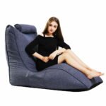 Stylecraft Denim Lounger Bean Bag with Beans (Blue)