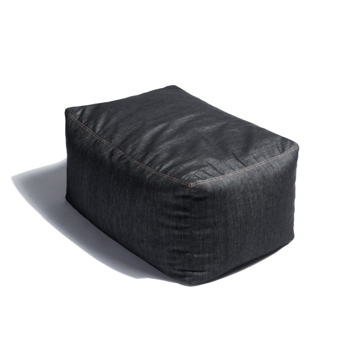 Stylecraft Black Cotton Lounger Bean Bag - Image 3