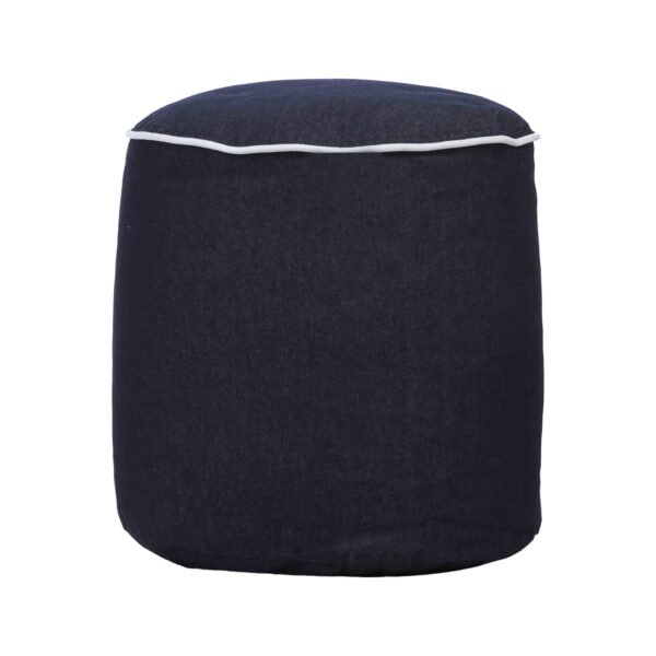 Stylecraft Denim Round Footstool